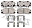 ADVICS AD1264 Disc Brake Pad Set - Front