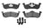 ADVICS AD1279 Disc Brake Pad Set - Rear