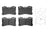ADVICS AD1282 Disc Brake Pad Set - Front
