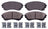 ADVICS AD1331 Disc Brake Pad Set - Front