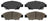 ADVICS AD1394 Disc Brake Pad Set - Front