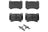 ADVICS AD1396 Disc Brake Pad Set - Front