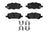 ADVICS AD1402 Disc Brake Pad Set - Rear
