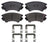 ADVICS AD1404 Disc Brake Pad Set - Front