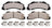 ADVICS AD1414 Disc Brake Pad Set - Front