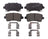 ADVICS AD1430 Disc Brake Pad Set - Rear