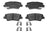 ADVICS AD1445 Disc Brake Pad Set - Rear