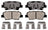 ADVICS AD1446 Disc Brake Pad Set - Rear