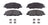 ADVICS AD1463 Disc Brake Pad Set - Front