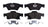 ADVICS AD1498 Disc Brake Pad Set - Rear