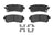 ADVICS AD1510 Disc Brake Pad Set - Rear