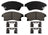 ADVICS AD1522 Disc Brake Pad Set - Front