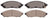 ADVICS AD1548 Disc Brake Pad Set - Front
