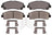 ADVICS AD1584 Disc Brake Pad Set - Front