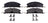 ADVICS AD1611A Disc Brake Pad Set - Front