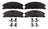 ADVICS AD1611 Disc Brake Pad Set - Front