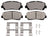 ADVICS AD1640 Disc Brake Pad Set - Front