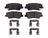 ADVICS AD1659 Disc Brake Pad Set - Rear