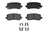 ADVICS AD1698 Disc Brake Pad Set - Rear