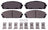 ADVICS AD1709 Disc Brake Pad Set - Front