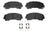 ADVICS AD1736 Disc Brake Pad Set - Front