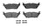 ADVICS AD1790 Disc Brake Pad Set - Rear