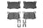ADVICS AD1799 Disc Brake Pad Set - Front