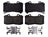 ADVICS AD1802 Disc Brake Pad Set - Front