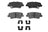 ADVICS AD1813 Disc Brake Pad Set - Rear