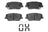 ADVICS AD1815 Disc Brake Pad Set - Front