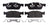 ADVICS AD1818 Disc Brake Pad Set - Front