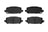 ADVICS AD1841 Disc Brake Pad Set - Rear