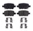 ADVICS AD1857 Disc Brake Pad Set - Rear