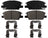 ADVICS AD1913 Disc Brake Pad Set - Front