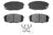 ADVICS AD2035 Disc Brake Pad Set - Front