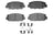 ADVICS AD2036 Disc Brake Pad Set - Front
