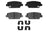 ADVICS AD2050 Disc Brake Pad Set - Rear
