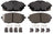 ADVICS AD2065 Disc Brake Pad Set - Front