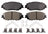 ADVICS AD2076 Disc Brake Pad Set - Front