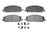 ADVICS AD2229 Disc Brake Pad Set - Front