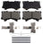 ADVICS AD2442 Disc Brake Pad Set - Front
