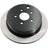 ADVICS F6R131U Disc Brake Rotor - Rear