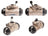 ADVICS WCT-038 Drum Brake Wheel Cylinder - Rear Right