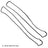 Beck Arnley 036-1509 Engine Valve Cover Gasket Set