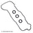 Beck Arnley 036-1918 Engine Valve Cover Gasket Set - Right