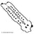 Beck Arnley 036-1941 Engine Valve Cover Gasket Set - Right