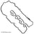 Beck Arnley 036-2091 Engine Valve Cover Gasket Set