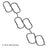 Beck Arnley 037-4846 Fuel Injection Plenum Gasket Set
