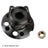 Beck Arnley 051-6281 Wheel Bearing and Hub Assembly - Rear