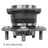 Beck Arnley 051-6412 Wheel Bearing and Hub Assembly - Rear